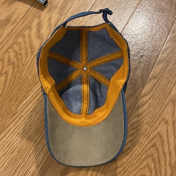 Rhinestone Bling Youth Denim Hat  /Cap Adjustable Strap Cat Ears - Picture 4 of 8